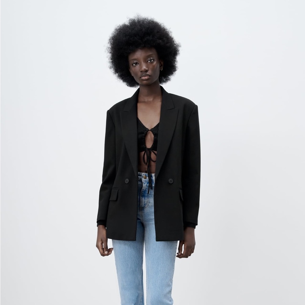 NWT Oversized Double Breasted Blazer